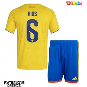 Kolumbie Richard Rios #6 Dětské Domácí dres komplet MS 2026 Krátký Rukáv (+ trenýrky)